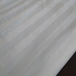 Blue Striped Bedding Flat Sheet Size Cal KING